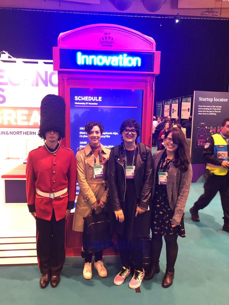 Innovation booth at Web Summit 2018