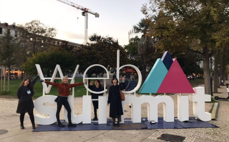 European Insights Team girls in Lisbon for Web Summit.